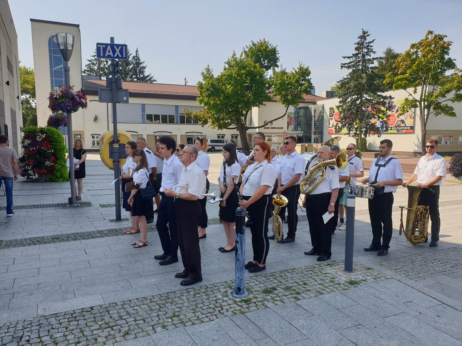 Commemoration event at Narutowicza Square